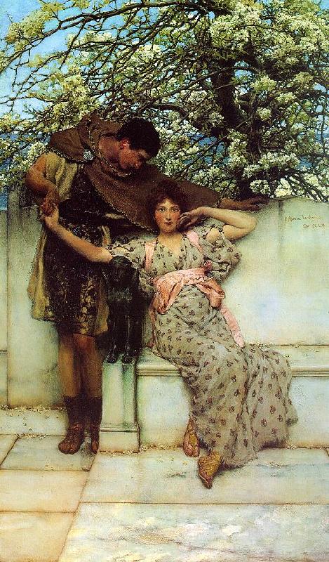 Alma Tadema Promise of Spring Sweden oil painting art